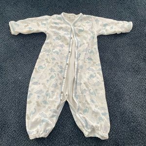 Kissy Kissy dinosaur print converter down